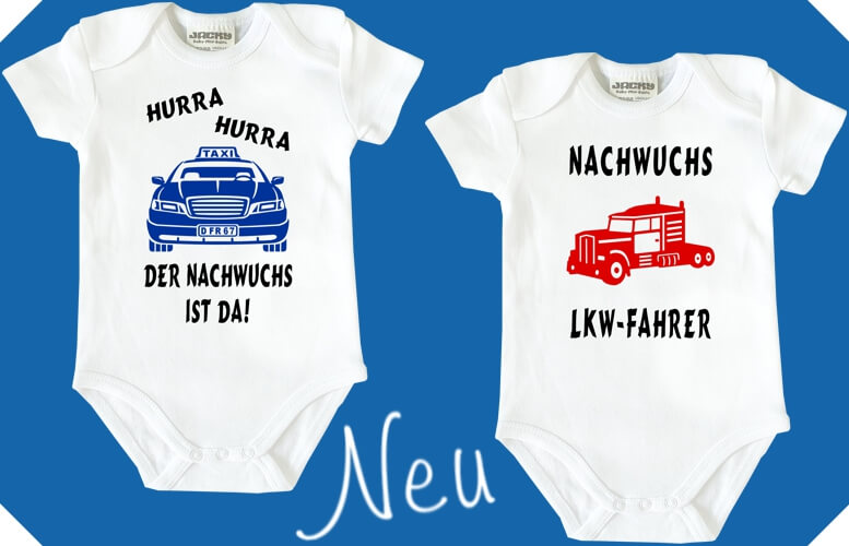Baby Body Nachwuchs Busfahrer und Straßenbahnfahrer