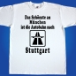 Preview: Fun Herren T-Shirt - Von Dortmund nach Gelsenkirchen