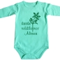 Preview: Bio Baby-Body - Little Wildflower MIT oder OHNE Wunschname