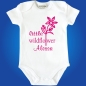 Preview: Baby-Body - Little Wildflower MIT oder OHNE Wunschname