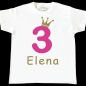 Preview: Kinder T-Shirt Geburtstag - Happy Birthday