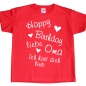 Preview: Kinder T-Shirt Happy Birthday - Geburtstag