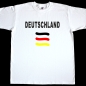Preview: Herren T-Shirt - Germany - Deutschland - Streifen
