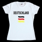 Preview: Fun Damen T-Shirt - Deutschland - Germany