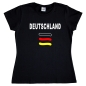 Preview: Fun Damen T-Shirt - Deutschland - Germany