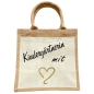 Preview: Jute Erwachsenen Tasche - Liebesbeweis mit Herz