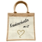 Preview: Jute Erwachsenen Tasche - Liebesbeweis mit Herz