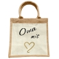 Preview: Jute Erwachsenen Tasche - Liebesbeweis mit Herz