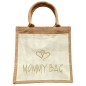 Preview: Jute Tasche Mommy Bag & Mini Bag - Mami & Kinder Handtasche