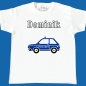 Preview: Kinder T-Shirt mit Polizeiauto