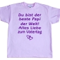 Preview: Kinder T-Shirt zum Muttertag oder Vatertag