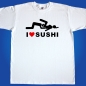 Preview: Fun Herren T-Shirt - I Love Sushi