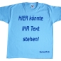 Preview: Kinder T-Shirt mit Wunschtext - Personalisiert