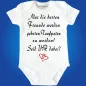 Preview: Baby-Body mit Druck Pateneltern