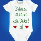 Preview: Babybody mit Spruch Mama und Papa