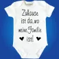 Preview: Baby-Body mit Druck Familie