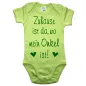 Preview: Witziger Baby-Body mit Spruch zur Geburt
