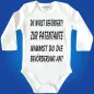 Preview: Baby-Body mit Druck Taufzeuge werden