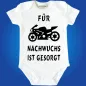 Preview: Baby-Body mit Motorrad Biker