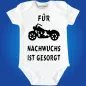 Preview: Strampler mit Motorrad Biker