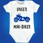 Preview: Baby Body mit Motorrad Biker
