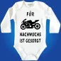 Preview: Baby-Body mit Motorrad Biker