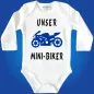 Preview: Baby Body mit Motorrad Biker