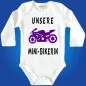 Preview: Baby-Body mit Motorrad Biker