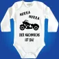 Preview: Baby Bodysuit with motorcycle biker