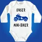 Preview: Baby Body mit Motorrad Biker