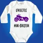 Preview: Baby-Body mit Motorrad Biker