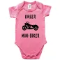 Preview: Baby‑Body mit Chopper‑Grafik für Mini‑Biker