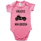 Preview: Babybody mit Supersportler‑Grafik für Mini‑Bikerin