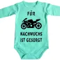 Preview: Baby Bodysuit Biker mit Motorrad