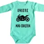 Preview: Babybody mit Supersportler und Mini‑Biker Text