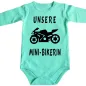 Preview: Baby-Body Biker mit Motorrad