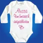 Preview: Baby-Body mit Wunschname - Personalisiert