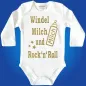 Preview: Babybody mit Aufdruck Rock and Roll