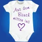 Preview: Einteiler zur Geburt mit Herz