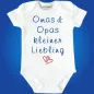Preview: Baby‑Body „Papas kleiner Liebling“ mit Herzmotiv