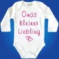 Preview: Baby-Body mit Aufdruck Omas kleiner Liebling