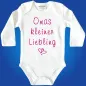 Preview: Babybody „Opas kleiner Liebling“ mit süßem Herzdesign
