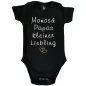 Preview: Baby‑Body mit Spruch „Mamas kleiner Liebling“ und zwei Herzen