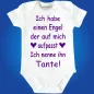 Preview: Baby-Body mit Spruch Engel Tante
