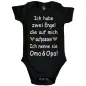 Preview: Baby-Body mit Engel Opa