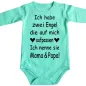 Preview: Babybody mit emotionalem Schutzengel‑Spruch