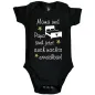 Preview: Lustiger Baby‑Body mit Nacht‑Spruch für Eltern