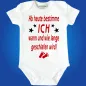 Preview: Baby-Body mit Druck Schlafen