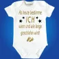 Preview: Baby-Body Lustig mit Spruch schlafen