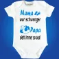 Preview: Lustiger Babybody zur Geburt